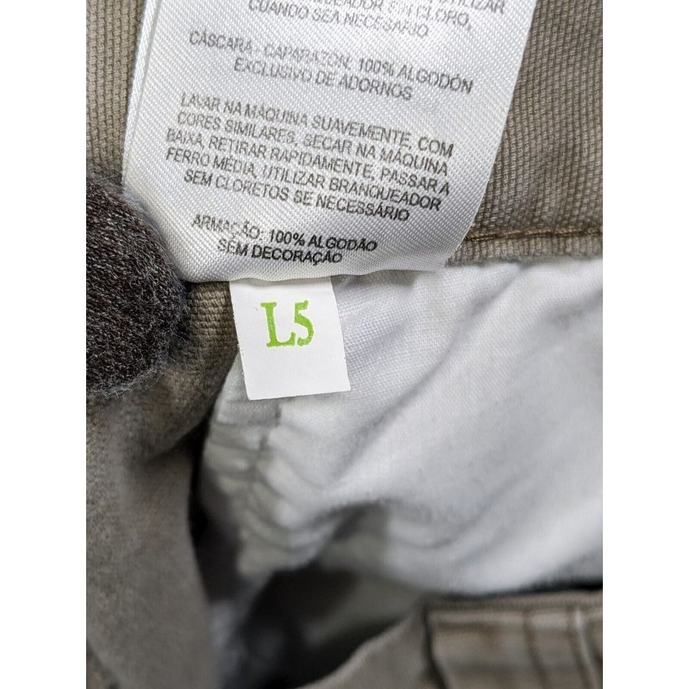 Columbia Shorts Mens Large Cotton Canvas Cargo Trail Hiking Outdoor Beige - Picture 6 of 16